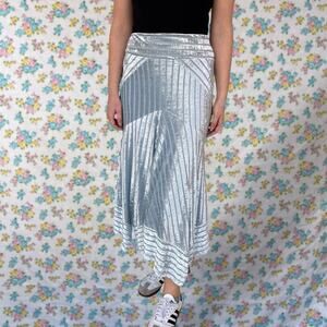 lORANE icy blue fairycore midi skirt size medium